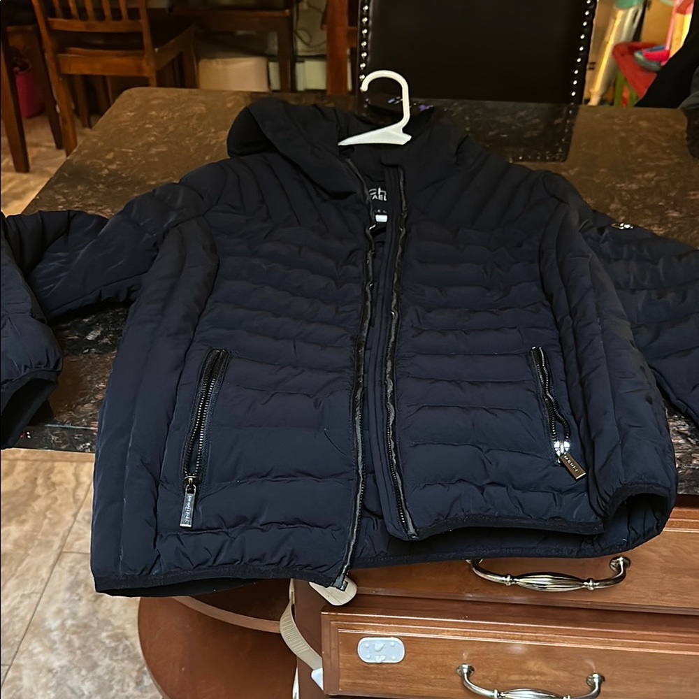Michael Kors women’s Black Puffer Jacket with Hood. Great condition!
